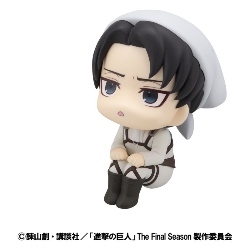 Attack on Titan statuetten PVC Look Up Levi Cleaning up Ver. & Mikasa Ackerman (with gift) 11 cm           