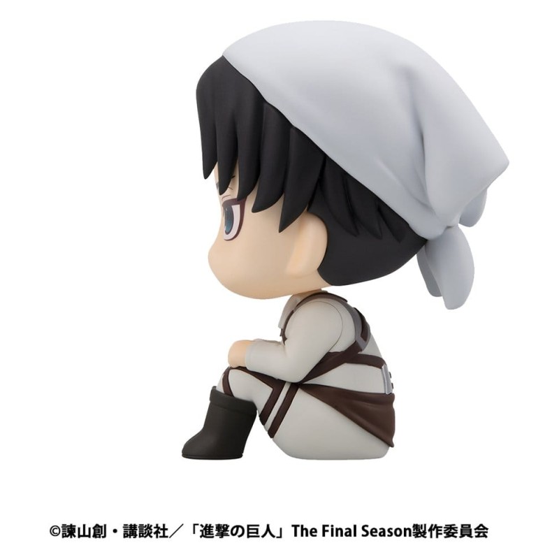 Attack on Titan statuetten PVC Look Up Levi Cleaning up Ver. & Mikasa Ackerman (with gift) 11 cm           