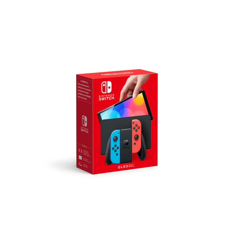 Nintendo Switch OLED avec Joy-Con Pair Neon Red and Blue