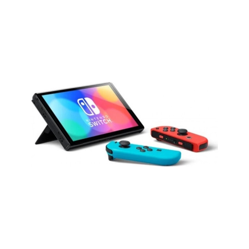 Nintendo Switch OLED avec Joy-Con Pair Neon Red and Blue