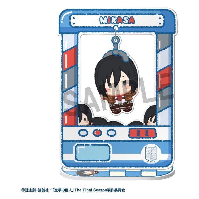 Attack on Titan assortiment boîte-mystère figurines acrylique Chara Catcher 9 cm (8)