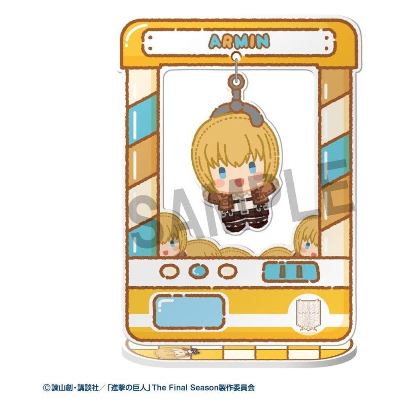 Attack on Titan assortiment boîte-mystère figurines acrylique Chara Catcher 9 cm (8)