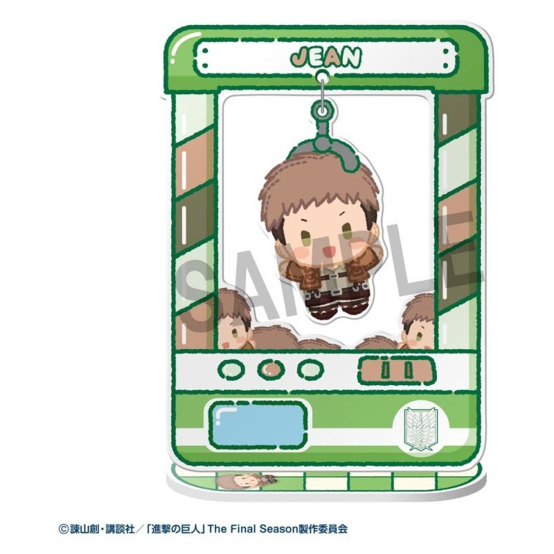 Attack on Titan assortiment boîte-mystère figurines acrylique Chara Catcher 9 cm (8)