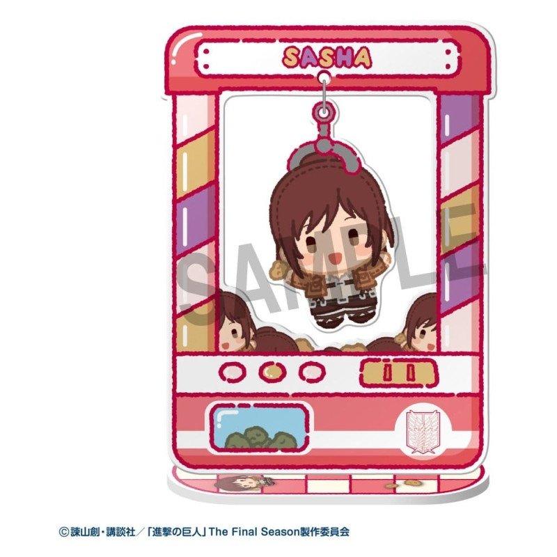 Attack on Titan assortiment boîte-mystère figurines acrylique Chara Catcher 9 cm (8)