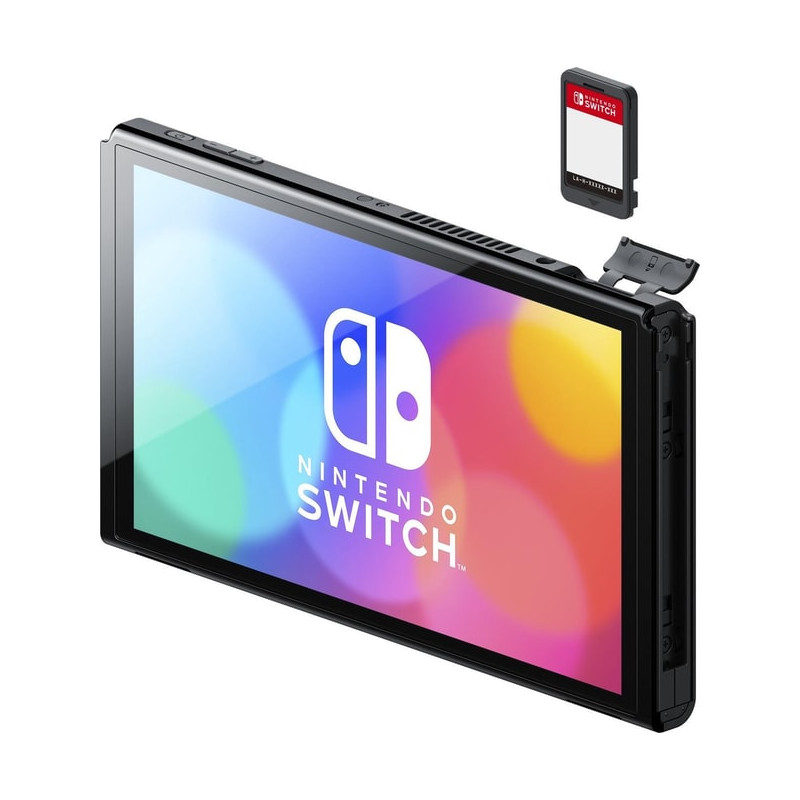 Nintendo Switch OLED met Joy-Con Paar neonrood en blauw