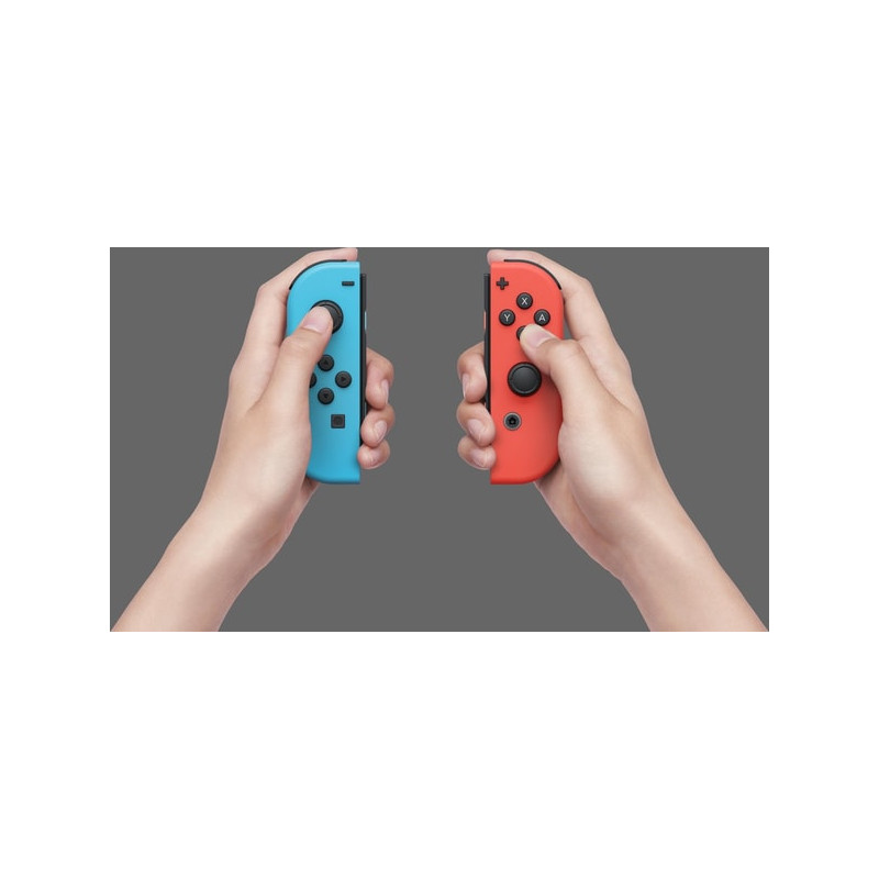 Nintendo Switch OLED met Joy-Con Paar neonrood en blauw