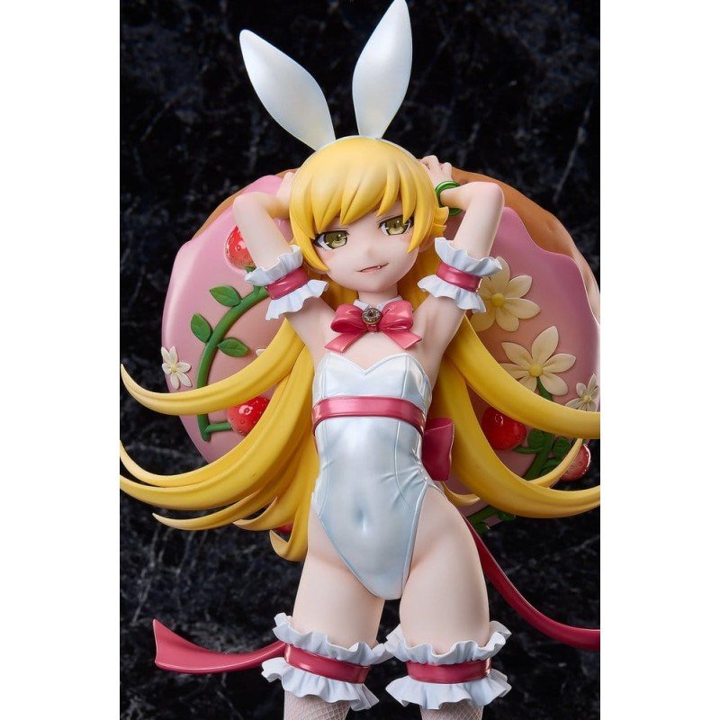 Monogatari Series PVC Statue 1/4 Shinobu Oshino White Bunny Ver. 35 cm   