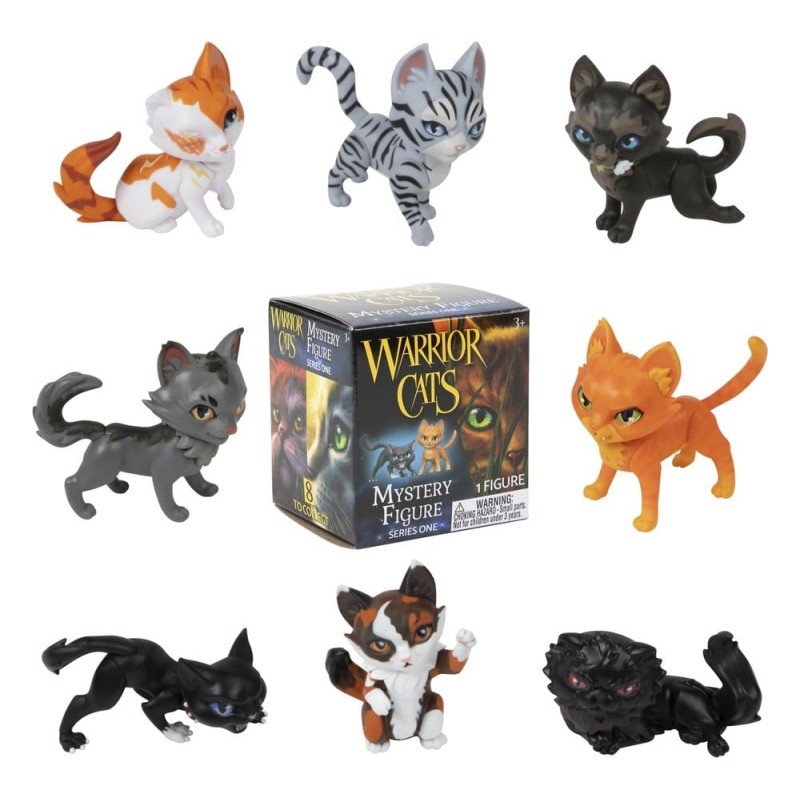 Warrior Cats mini figurines présentoir Blind Box Mystery Figures Series 1 6 cm (12)