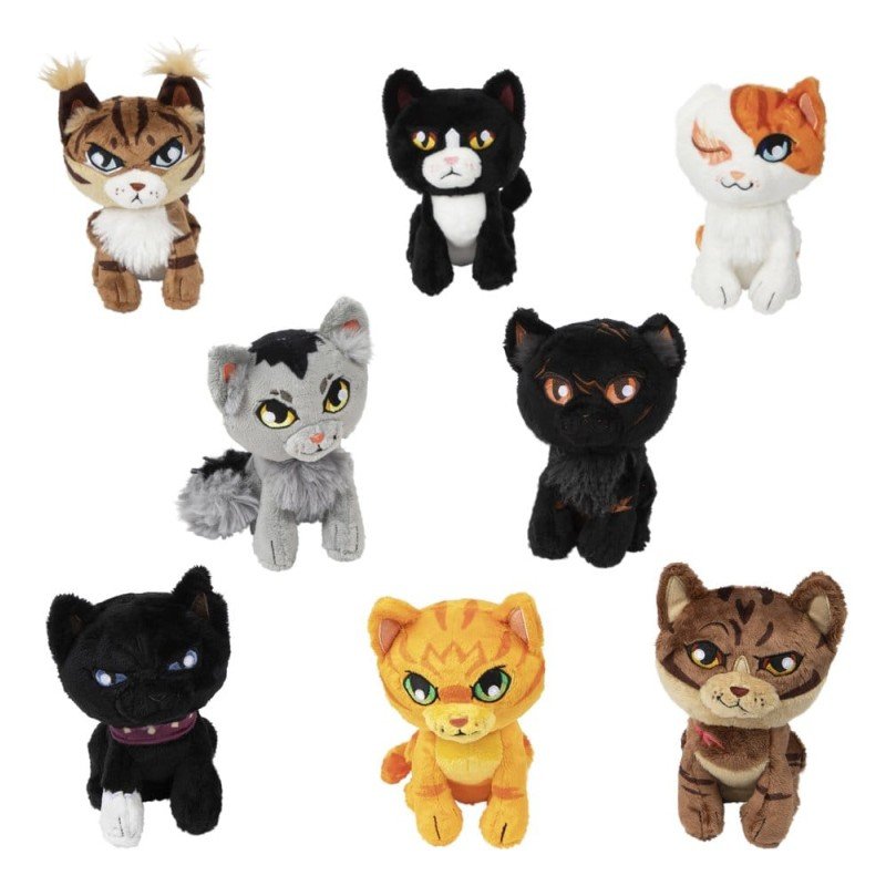 Warrior Cats peluche présentoir Blind Box Mini Mystery Plush Series 1 15 cm (9)