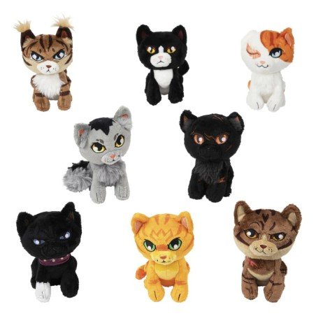 Warrior Cats Plushes Blind Box Mini Mystery Plush Series 1 15 cm Display (9) 
