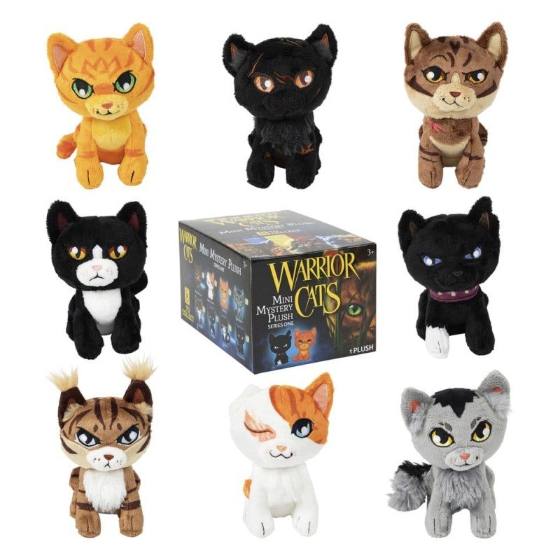 Warrior Cats peluche présentoir Blind Box Mini Mystery Plush Series 1 15 cm (9)