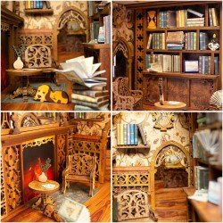Maquette Book Nook Eternal Bookstore 23 x 11 cm  