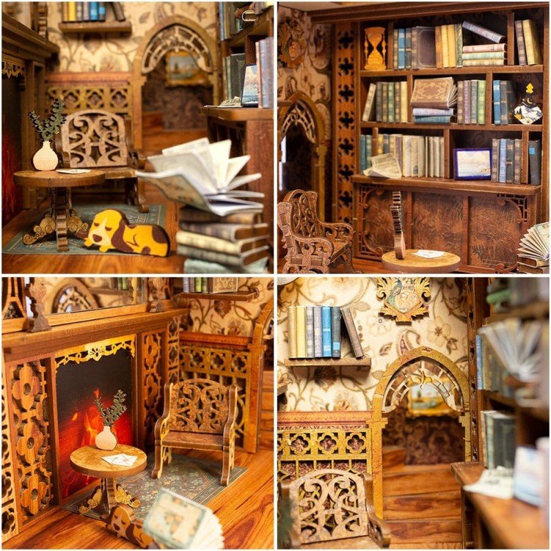 Maquette Book Nook Eternal Bookstore 23 x 11 cm  