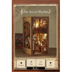 Maquette Book Nook The Secret Rhythm 23 x 11 cm  