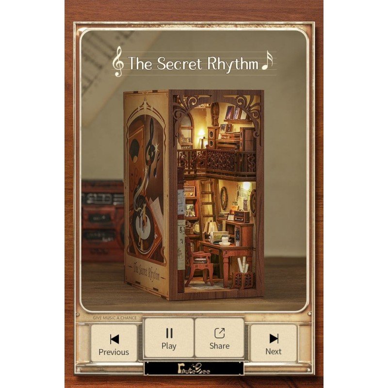 Maquette Book Nook The Secret Rhythm 23 x 11 cm  