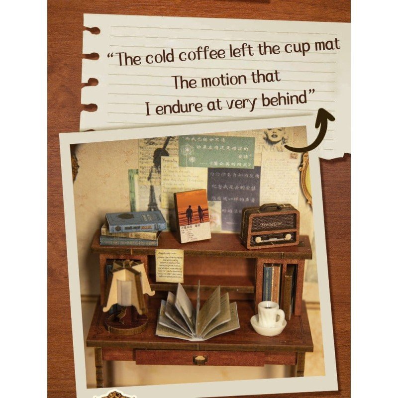Book Nook The Secret Rhythm 23 x 11 cm  