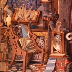 Maquette Book Nook Nebula Common Room 23 x 11 cm  