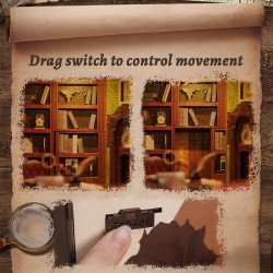 Maquette Book Nook Rose Detective Agency 23 x 11 cm  