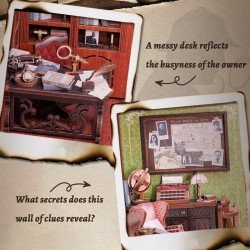 Maquette Book Nook Rose Detective Agency 23 x 11 cm  