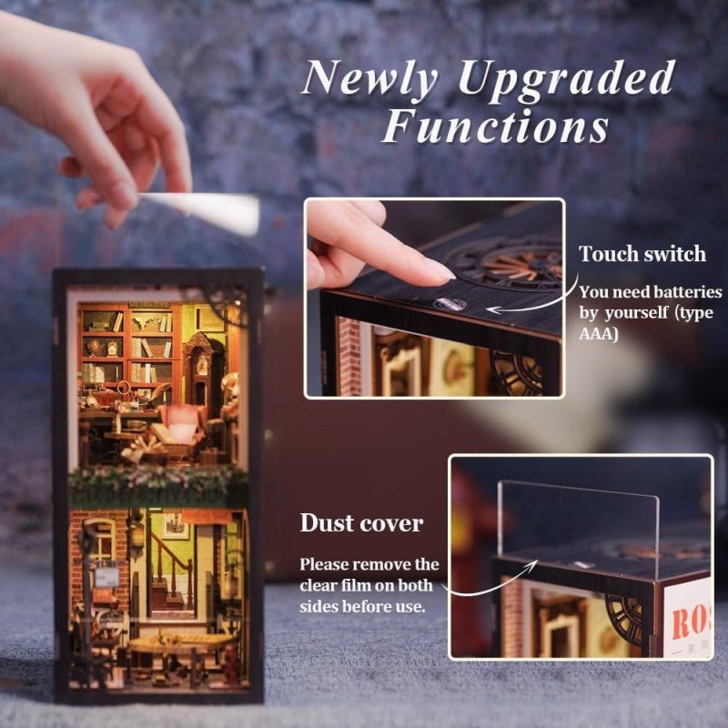 Maquette Book Nook Rose Detective Agency 23 x 11 cm  