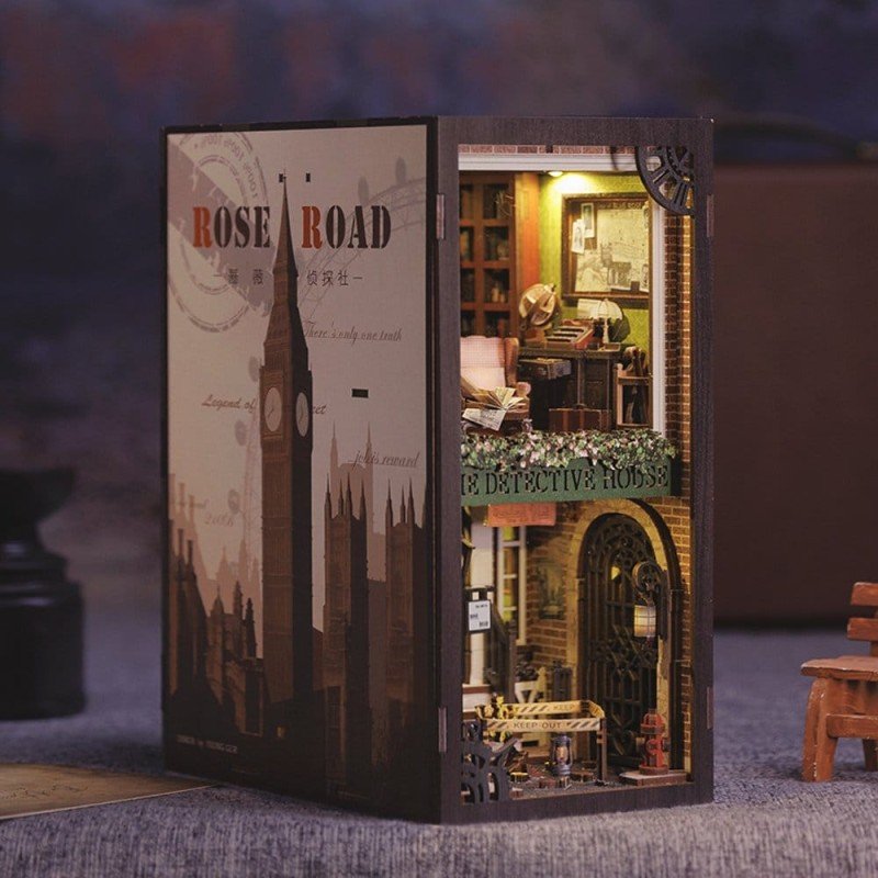 Maquette Book Nook Rose Detective Agency 23 x 11 cm  