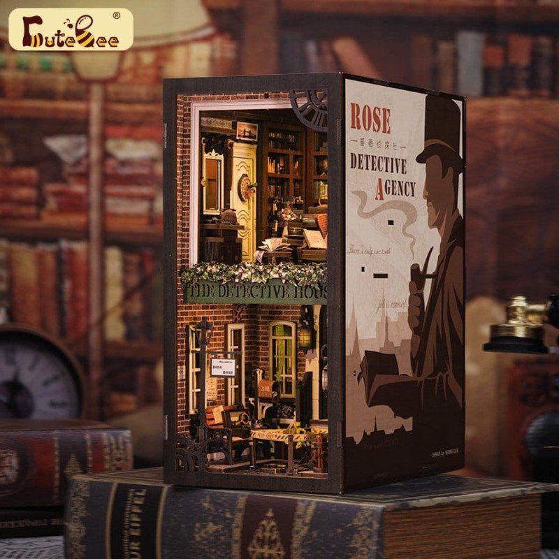 Book Nook Rose Detective Agency 23 x 11 cm  