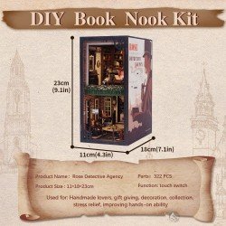 Maquette Book Nook Rose Detective Agency 23 x 11 cm  