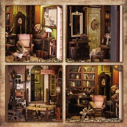 Maquette Book Nook Rose Detective Agency 23 x 11 cm  