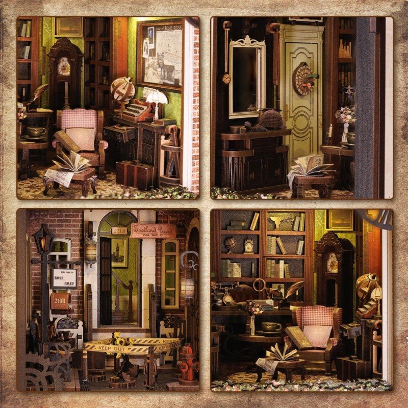 Maquette Book Nook Rose Detective Agency 23 x 11 cm  