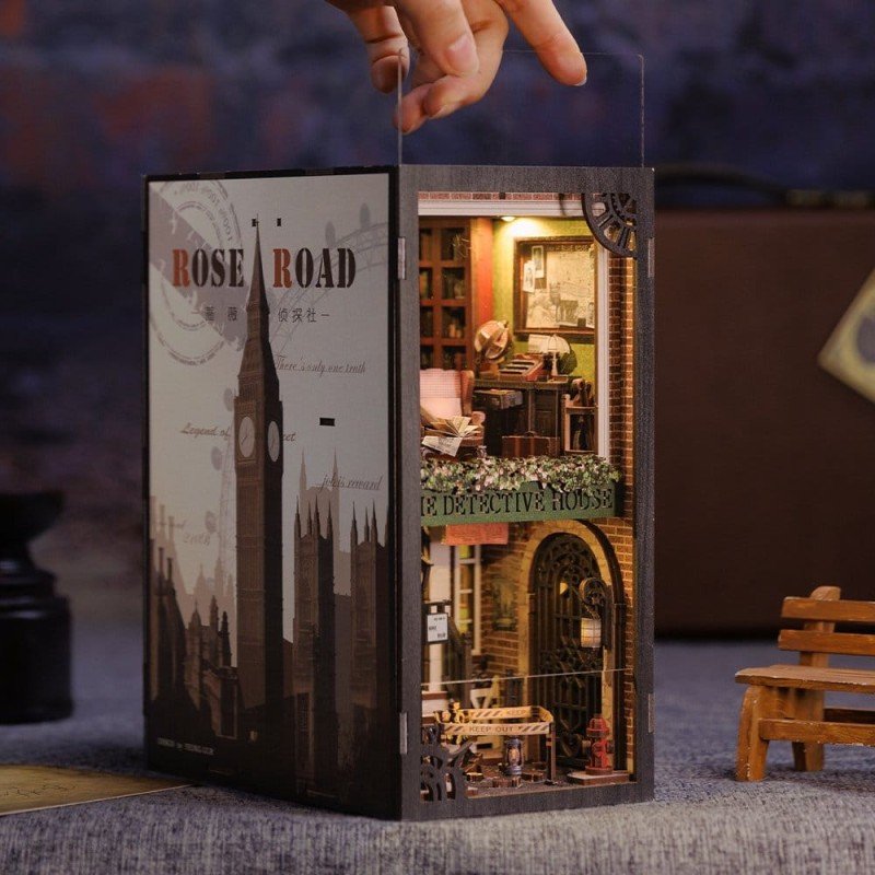 Maquette Book Nook Rose Detective Agency 23 x 11 cm  