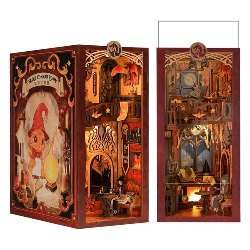Maquette Book Nook Flame Common Room 23 x 11 cm  