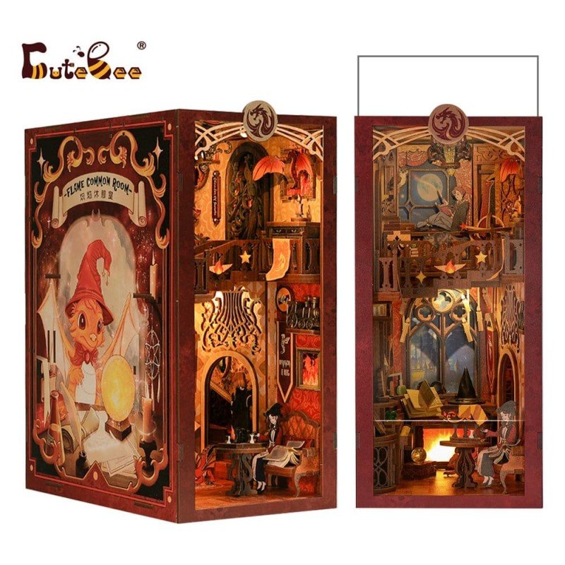 Book Nook Flame Common Room 23 x 11 cm  
