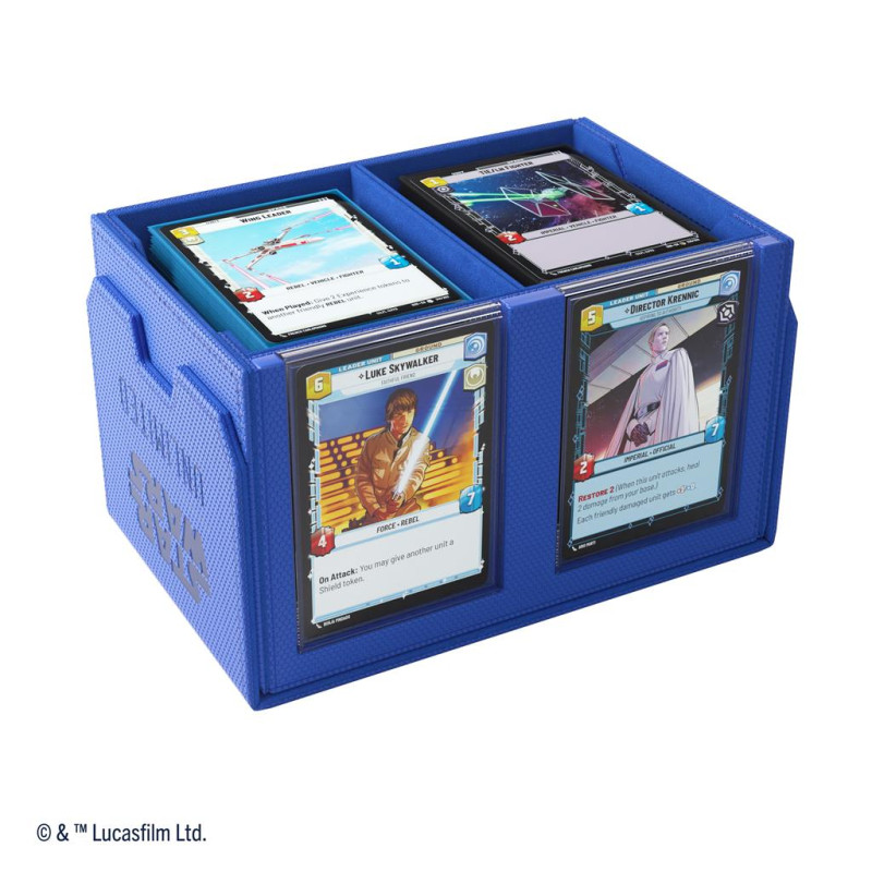 Gamegenic - Star Wars: Unlimited - Double Deck Pod - Blue