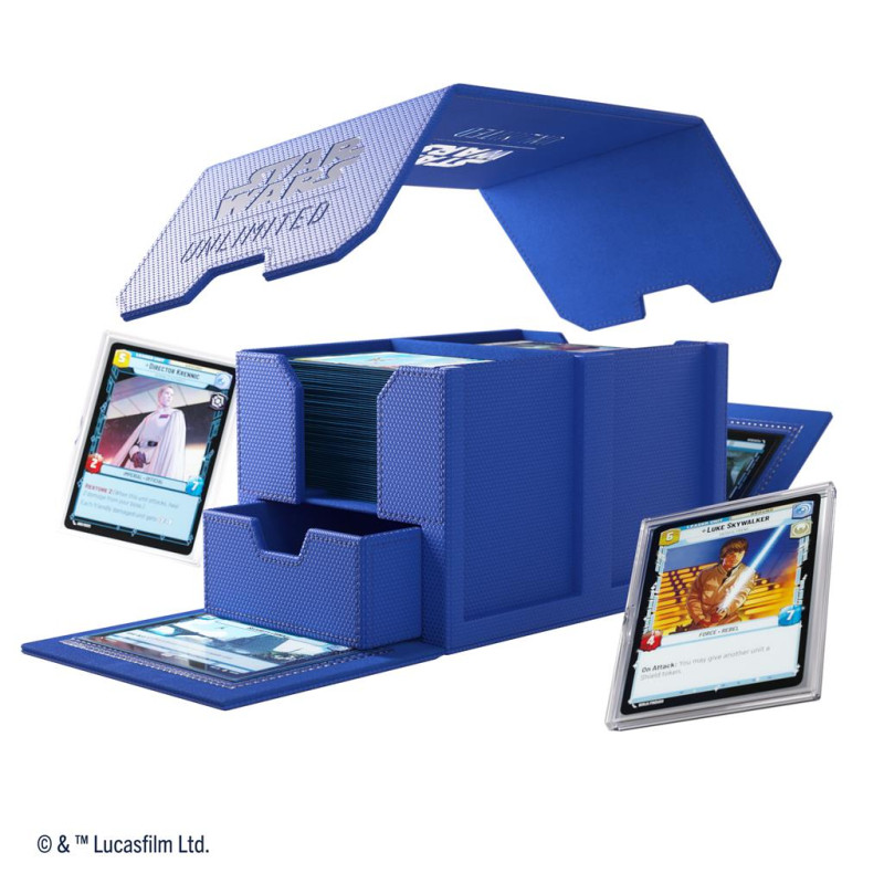 Gamegenic - Star Wars: Unlimited - Double Deck Pod - Blauw
