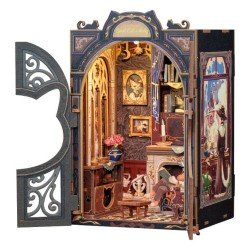 Maquette Book Nook Count Cat´s Study 17 x 12 cm  
