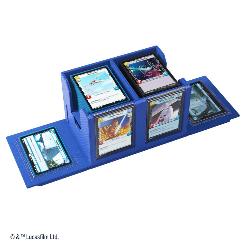 Gamegenic - Star Wars: Unlimited - Double Deck Pod - Blue