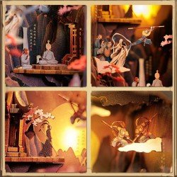 Maquette Book Nook The Legend of Wukong 22 x 8 cm   