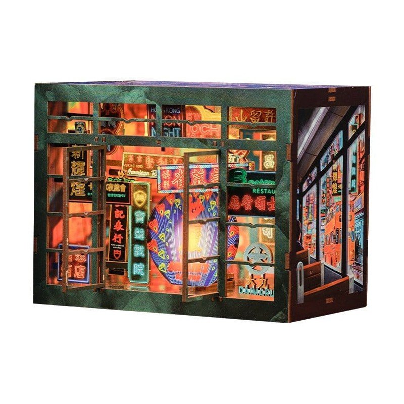 Book Nook Hong Kong Neon Light 13 x 17 cm