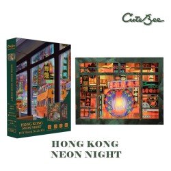 Book Nook Hong Kong Neon Light 13 x 17 cm