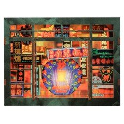 Book Nook Hong Kong Neon Light 13 x 17 cm