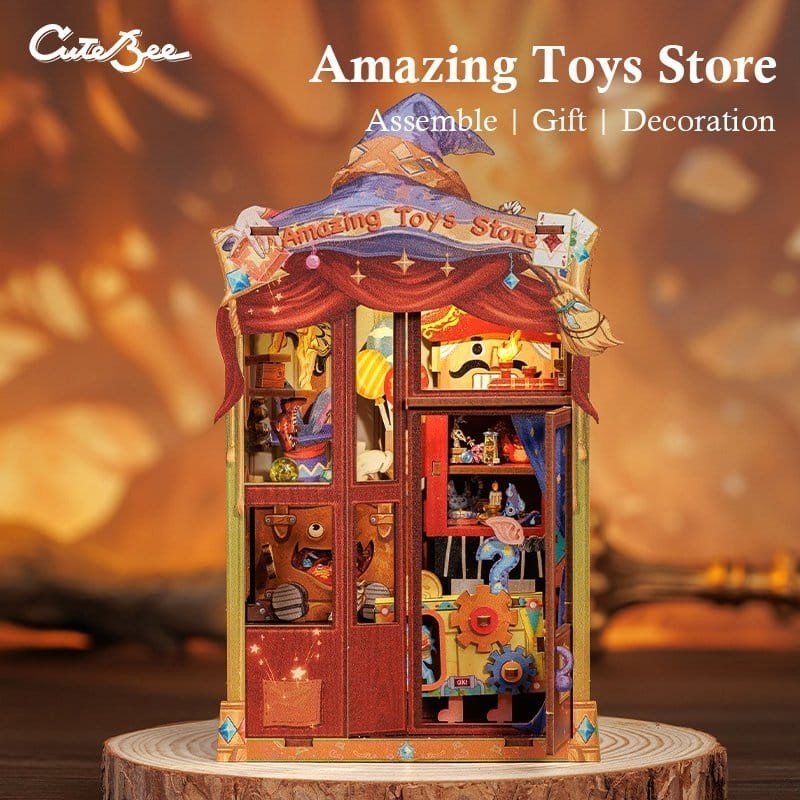 Maquette Book Nook Amazing Toy Store 17 x 12 cm   