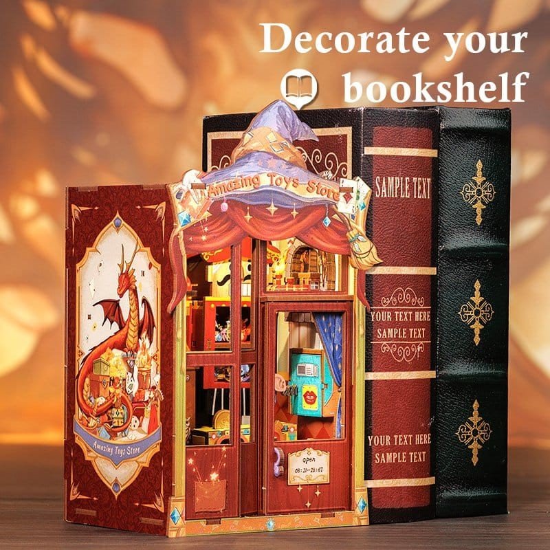 Maquette Book Nook Amazing Toy Store 17 x 12 cm   