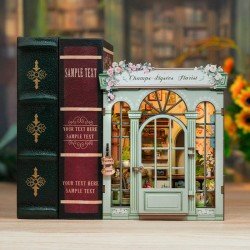 Figurine Model Kit Miniature House Champs-Élysées Florist 18 x 16 cm  