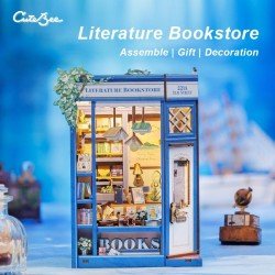 Maquette Book Nook Literature Bookstore 17 x 12 cm    