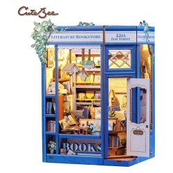Maquette Book Nook Literature Bookstore 17 x 12 cm    