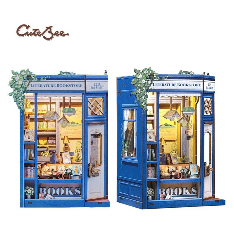 Book Nook Literature Bookstore 17 x 12 cm    