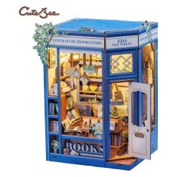 Maquette Book Nook Literature Bookstore 17 x 12 cm    
