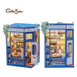 Maquette Book Nook Literature Bookstore 17 x 12 cm    