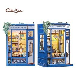 Maquette Book Nook Literature Bookstore 17 x 12 cm    