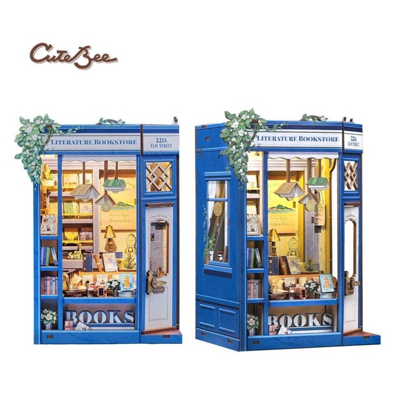 Maquette Book Nook Literature Bookstore 17 x 12 cm    